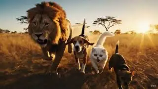 #Animals #funny #lion #dog #cat #rat #running #animal #forest #freinds #freindship