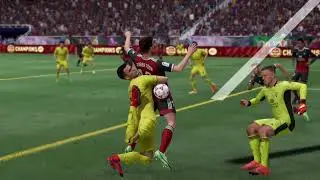 Hier gibt's keine physikalischen Gesetze: Ball fliegt durch Brust: Robertson Kostic FIFA 22