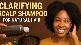 Powerful Clarifying Scalp Shampoo for Natural Hair with Fenugreek, Clove, Rosemary & Moringa Recipe.