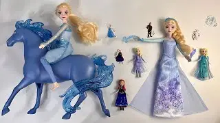 Frozen Elsa and Anna Playset | Satisfying Unboxing Disney Princess MATTEL Doll Collection | ASMR
