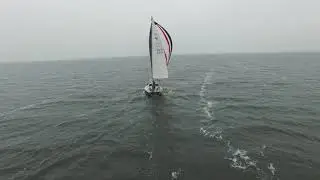 Ijsselmeer, November, Einhandsegeln, Gennaker