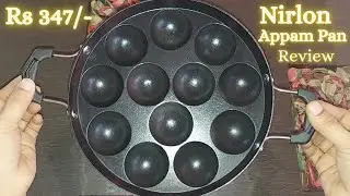 Nirlon Non-Stick Aluminium 12 Cavity Appam Patra Review in Hindi | Nirlon Appam Pan Review