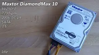 Maxtor DiamondMax 10 6V250F0 250GB (2006) - Hard Drive Sounds