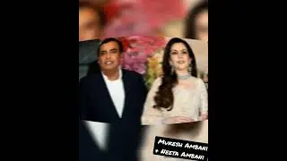 Mukesh Ambani with wife Neeta Ambani🤟💃💃💯#shorts #couple #mukeshambani #neetaambani #youtubeshorts