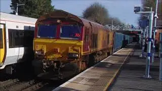 FREIGHT TRAINS THROUGH CRAYFORD & HITHER GREEN