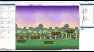 Make a 2D Platformer in Construct3 (10/10) - Jump-Thru Platforms and Parallax