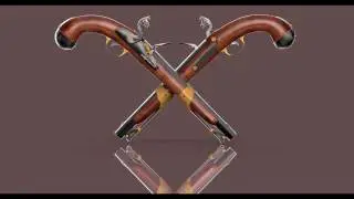 Flintlock Pistol for Pirate Project