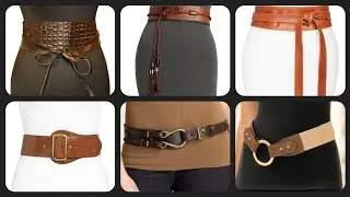 Most classy and stylish Leather belt design for women