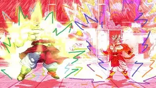 Weezy F. Broly vs Nightmare Broly | MUGEN OP Chars