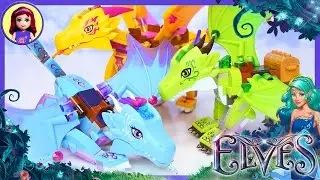 Lego Elves Dragon Comparison Water Fire Earth - Kids Toys