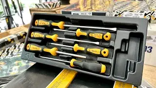 Bộ tua v&iacute;t 6 c&acirc;y ELORA MS 39, gồm 4 c&acirc;y dẹt hổ mang, 2 c&acirc;y hoa thị PZ 1 v&agrave; PZ 2, made in Germany