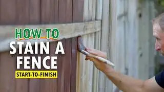 How To Stain a Wood Fence | Best Tips for Long-Lasting Color & Beautiful Results | Menards