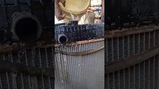 Jcb 3dx machine radiator leakage checking #jcb #3dx #ytshorts #shortsfeed