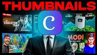 How to Make viral Eye-Catching Documentary Thumbnails in Canva (2025) | Step-by-Step Canva Tutorial