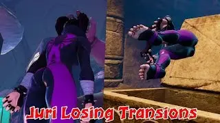 Juri NEW beta Transions Losing Scenes! | Street Fighter V Mod | Street Fighter V Mod