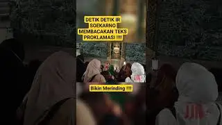 DETIK DETIK Ir Soekarno membacakan teks proklamasi di Monas Jakarta #Monas #Jakarta #travel