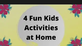Easy activities for kids/Pre school activities/playway#action #activity | Dhairavi| @Ananyasworld