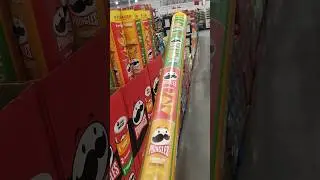 Я съел всю банку чипсов Pringles за один присест.