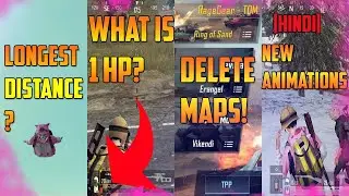 | Longest Distance | 1 HP | Delete Maps | Vikendi Animations | Much more |