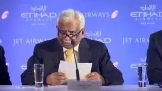 Jet Airways and Etihad Airways Press Conference, Mumbai &ndash; 11 August 2014