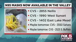Free N95 masks arrive in Las Vegas