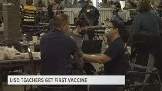 Hundreds of teachers, school staff members get first COVID-19 vaccination at Gregg County Vaccinatio
