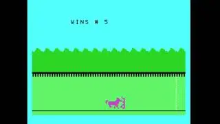 Texas Instruments TI99/4a Typed in Game (Horse Racing)