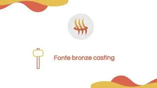 Online demonstration : Fonte bronze casting/ Fonte de bronze/Metal fusion