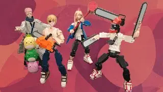 Chainsaw Man and Denji BLDR Sets