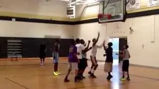 MJ Armstrong balling at workout 3