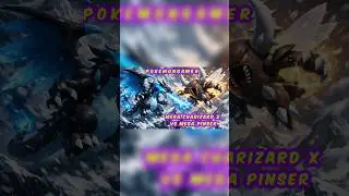 Mega Evolve Charizard VS Mega Pinser.. #pokemon #games #anime #viral #pubg #pokemon mobile Game #yt