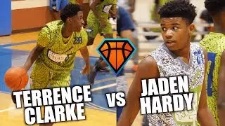 Terrence Clarke vs Jaden Hardy Turns Into SCORING BATTLE at D-Rich TV Camp!! | Elite 2021 Prospects