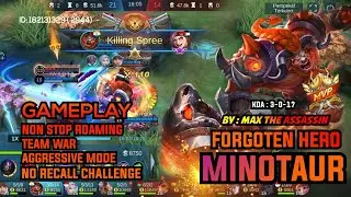 Minotaur MVP!! Best build & gameplay 2021 | Mobile legends bang bang