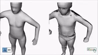 Making Children's 3D scan data usable - Automatic processing