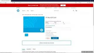 HP Gift Card Walkthrough