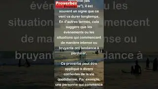 Proverbe Proven&ccedil;al - Vent &agrave; ronfl&eacute;es, vent de dur&eacute;e. #shorts
