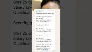 Security Job Update। In Bangalore City Only Best Agency #bangalorejob #urgenthiring  #securityguard