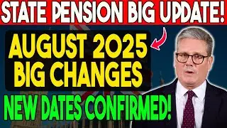 State Pension Update: August 2025 Payment Schedule Just Released by DWP!