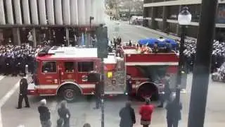 Boston Firefighter Lt. Ed Walsh Funeral Procession