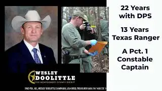 Wesley Doolittle for Montgomery County Sheriff in 2024!