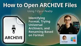 How to Open ARCHIVE Files (Various Developers Archive)