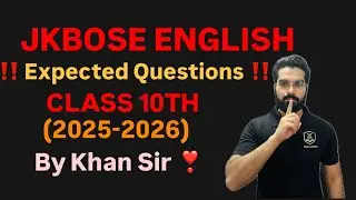 😱 Class 10th English paper is here✅ JKBOSE ❣️Full discussion GRAMMAR + IMPORTANT QUESTIONS +PP 🔥📚..