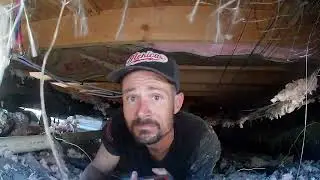 Replacing Insulation, Vapor Barrier, and installing Rodant Mesh