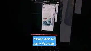 Movie app UI with Flutter 