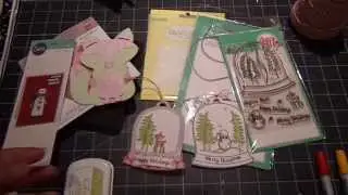 Avery Elle Snow Globe Stamp and Die Set and Foxy Card