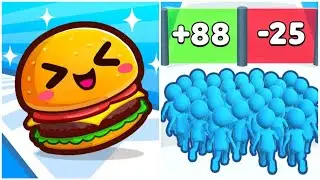 Food Run Vs Count Master 🍔🍔🌫️Walkthrough All New New Tiktok Gameplay Andriod FD2467