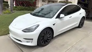 Tesla Model 3 Performance Ceramic Coat CARPRO CQUARTZ UK 3.0 & GLISS V2 Walk-Around