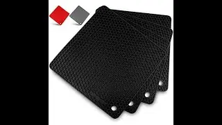 Zulay Kitchen 4 Pack Silicone Trivet Mat Set &ndash; 7&rdquo;x 7