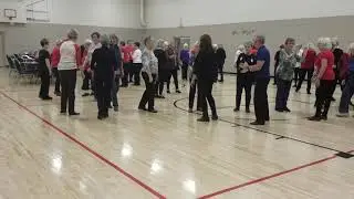 Christmas tree rock contra circle line dance (Tutorial at Christmas party Calgary Canada)