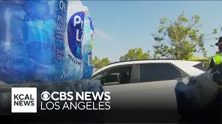 San Fernando Valley residents line up for water amid emergency shutoff